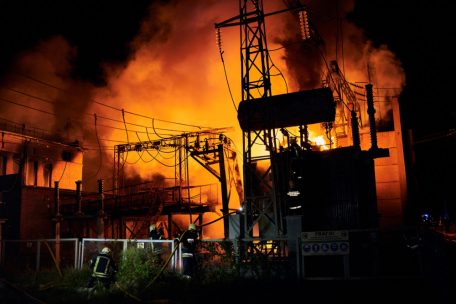  Von russischen Raketen getroffen: Das TEC-5-Blockheizkraftwerk ist das zweitgr&ouml;&szlig;te der Ukraine