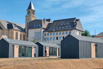 Schifflingen / Tiny Houses: Ukrainische Flüchtlingsfamilien sind eingezogen