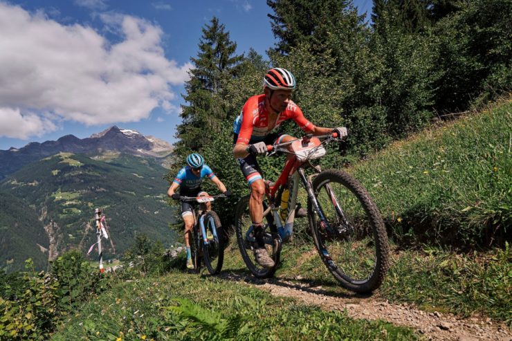 Mountainbike-WM / Søren Nissen erlebt ein enttäuschendes Heimspiel