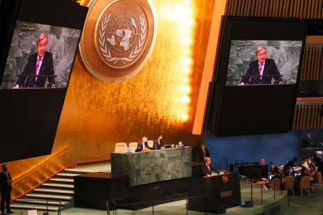 UN-Generaldebatte / Guterres warnt in UN-Rede vor „Winter des weltweiten Unmuts“