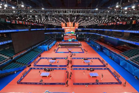 Die WM-Arena in Chengdu