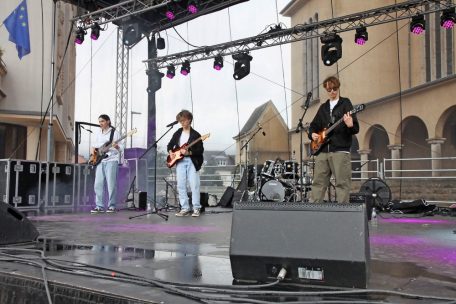 Die Indieband The Black Clouds trat beim Fest der Kulturen auf