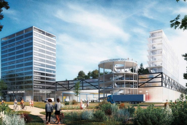 „Handwierkerhaff“ anstelle von Joskin / Alternativprojekt ohne Chance: Escher Handwerk steht unter Druck