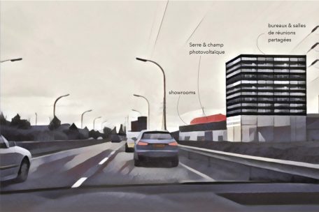 So stellten sich die „Escher Betriber“ den „Handwierkerhaff“ auf dem ehemaligen Twinerg-Gelände neben der Autobahn vor