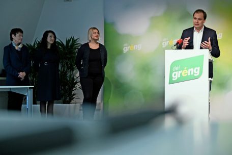 François Benoy, Djuna Bernard, Semiray Ahmedova und Josée Lorsché (v.r.n.l.)