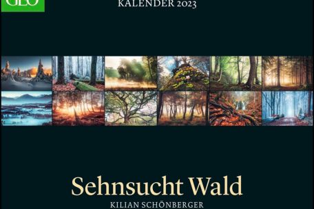 (5) Kilian Schönberger<br />
„Sehnsucht Wald 2023“<br />
GEO, Grefrath 2022<br />
49,99 Euro