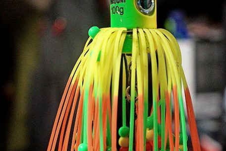 Mit solch einem Vertikalk&ouml;der, gepaart mit kanadischen Tauw&uuml;rmern, wurde der Rekordfang gek&ouml;dert