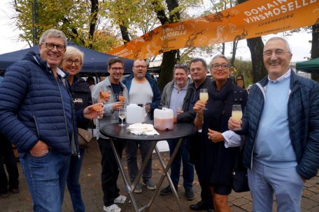 Schengen / „Hunnefeier“ zum Ende der Lese: Man muss auch mal Wein sagen können