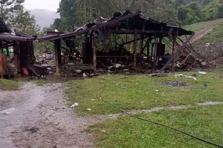 Myanmar / Luftangriff auf Konzert der Volksgruppe der Kachin