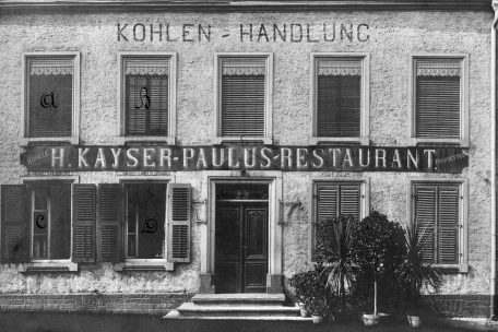 La maison et le commerce des Kayser-Paulus rue d’Audun à Esch-sur-Alzette, photographiée le 14 septembre 1910 par le chef du service anthropométrique de la police judiciaire François Molitor