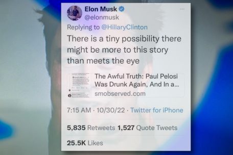 Medien / Kritiker sehen sich bestätigt: Elon Musk verbreitet Verschwörungstheorie auf Twitter