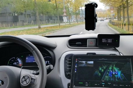 Kirchberg / Autonomes Fahrzeug der Uni Luxemburg kutschiert erstmals Gäste im öffentlichen Verkehr