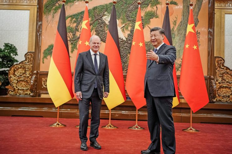 China / Der deutsche Kanzler Olaf Scholz und sein Antrittsbesuch in Peking