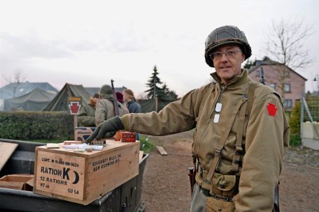 Mit nachgespielten Szenen wurde 2019 in Munshausen die Befreiung Luxemburgs vor 75 Jahren durch die amerikanischen Truppen gefeiert 