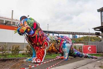 Differdingen / Ein Marder aus Müll 