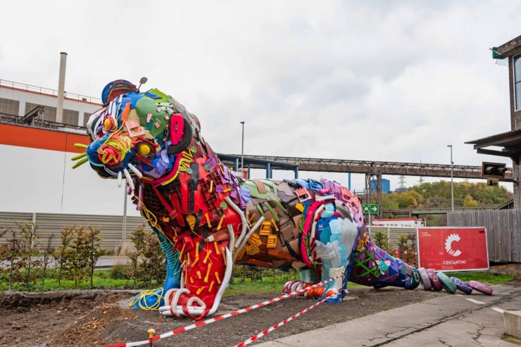 Differdingen / Ein Marder aus Müll 