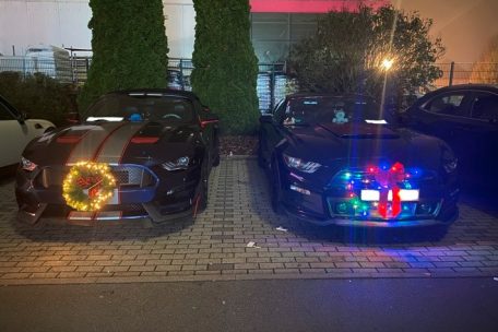 Deutschland / Schön die Lampen am Brennen: Polizei stoppt weihnachtlich geschmückte Autos 