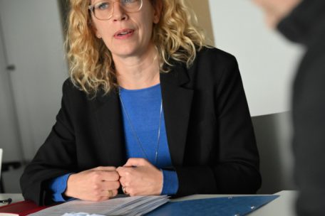 Joëlle Welfring im Gespräch mit dem Tageblatt