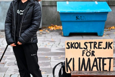 Ist dann mal weg: Die Aktivistin Greta Thunberg bleibt der Klimakonferenz demonstrativ fern