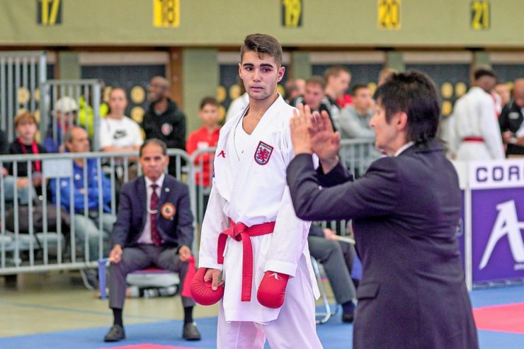 Karate / Erfolgreiche Titelverteidiger: Jenny Warling und David Marques bleiben Landesmeister