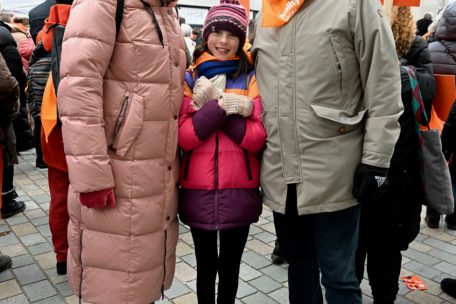 Jasmine Walisch und Jean-Luc De Matteis mit dem Nachwuchs