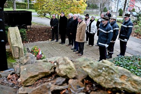 Momente des Gedenkens am „Monument des mineurs“ in Rodange