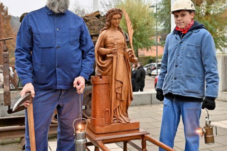 Die Hl. Barbara wacht über Menschen, die unter schwierigen Bedingungen ihr Leben verdienen müssen
