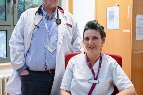 &nbsp;Dr. Alain Vandivinit und Nathalie Lovato