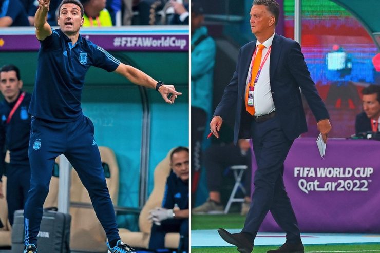 Der Jüngste und der Boss / Scaloni mit van Gaal im Generationen-Duell