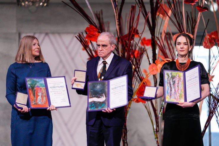 Auszeichnung / „Champions des Friedens“: Drei Menschenrechtler werden mit Nobelpreis geehrt