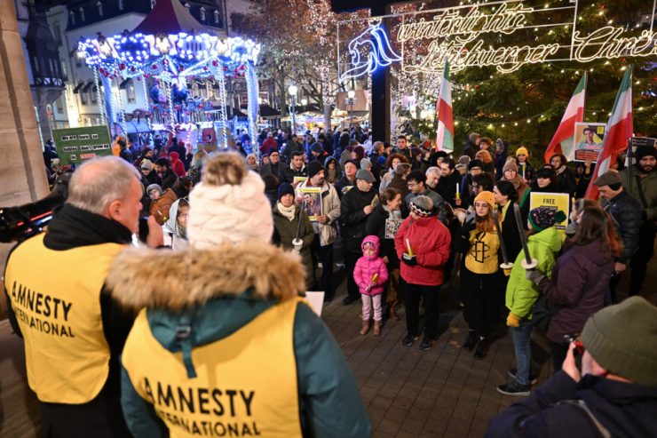 Amnesty International / Luxemburg nimmt am Marsch für die Menschenrechte teil