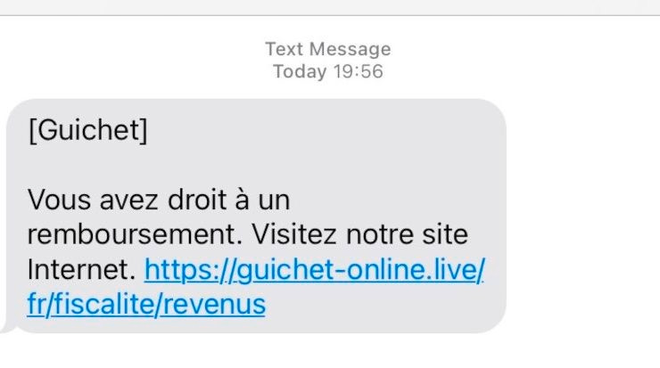 Luxemburg / Steuerverwaltung warnt vor Betrugsmasche: SMS führt zu gefälschter Webseite