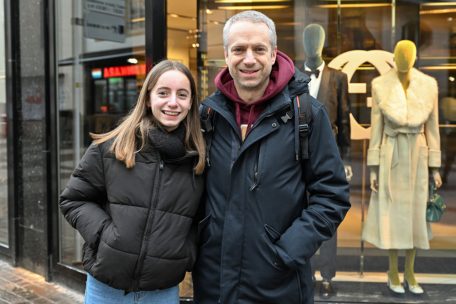 Christophe Goeders muss noch ein Geschenk besorgen – das für Tochter Noémie hat er bereits gefunden