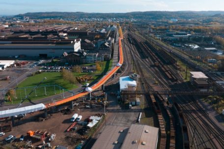 Medienberichte / Eschs neue Fahrradbrücke sorgt für Aufmerksamkeit im Ausland