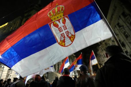 Konflikt / Barrikadenstreit zwischen Kosovo und Serbien verhärtet sich