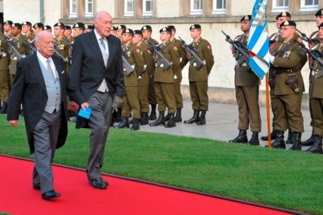 Fast 60 Jahre stand Germain Frantz (l.) im Dienst von Großherzog Jean 