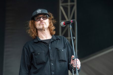 Musiker Mark Lanegan beim Sonic Temple Art and Music Festival