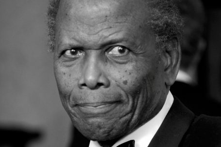 Schauspieler Sidney Poitier bei der Verleihung der 69. Golden Globe Awards