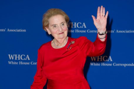 Die ehemalige US-Außenministerin Madeleine Albright beim White House Correspondents Dinner