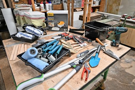 Esch / Werkzeuge von „Gutt Geschier“: Leihen statt kaufen