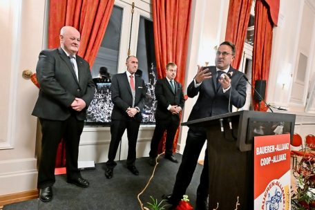 Empfang in Luxemburg / Bauern und Coop-Allianz wollen im Klimakampf Partner statt Gegner sein