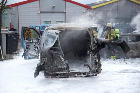 Saarland / Schüsse, Verletzte und Feuer bei Überfall auf Geldtransporter