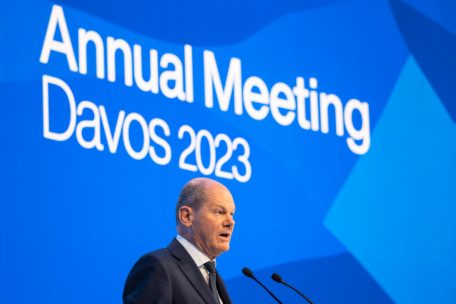Weltwirtschaftsforum / Olaf Scholz beschwört in Davos das deutsche Geschäftsmodell