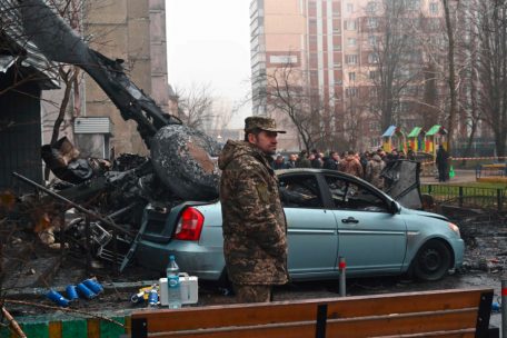 Hubschrauberabsturz in der Ukraine / Pilotenfehler im dichten Nebel gilt als wahrscheinlicher als russisches Attentat 