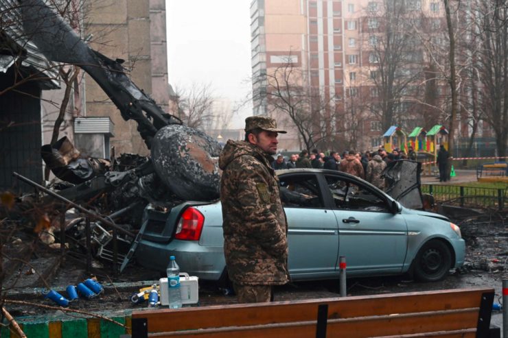 Hubschrauberabsturz in der Ukraine / Pilotenfehler im dichten Nebel gilt als wahrscheinlicher als russisches Attentat 