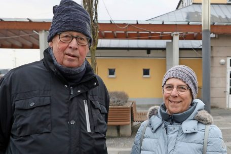 Fernand und Gabrielle gefiel der Streit rund um das Rathaus-Projekt nicht