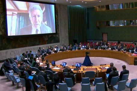 Auf Einladung Russlands / Kontroverse Rocklegende: Roger Waters spricht im UN-Sicherheitsrat