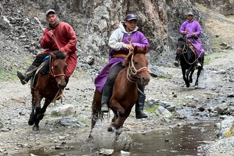 Reiter in der Geierschlucht