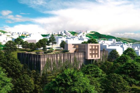 Die oberen beiden Stockwerke sollen das „Centre médical des Ardennes“ beherbergen