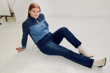 Jeans von Kopf bis Fuß? / „Double-Denim“ feiert ein Trend-Comeback